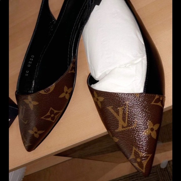 Louis Vuitton flat. Size 37 euro size. Never worn - Picture 2 of 4